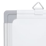 vidaXL Tableau blanc magnétique pliable 180x80x1 7 cm aluminium