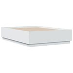 vidaXL Cadre de lit sans matelas blanc 120x190 cm