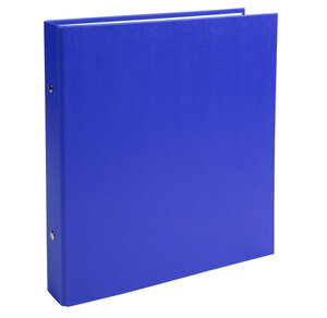 Classeur rembordé polypropylène format ecolier 4 anneaux 25mm - 230x215mm, bleu EXACOMPTA