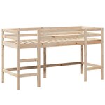 vidaXL Lit superposé avec échelle et toit sans matelas 80x200 cm