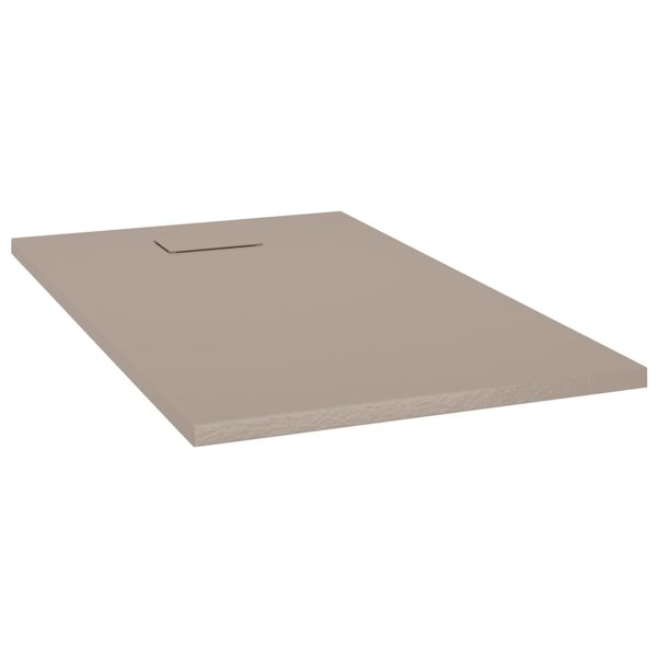 vidaXL Receveur de douche SMC Marron 120x70 cm