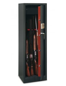 THIRARD - Armoire à fusils Monteria  fermeture électronique à code  4 pênes  capacité de 10 fusils