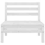 Salon de jardin meuble d'extérieur ensemble de mobilier 3 pièces blanc bois de pin massif 02_0016021