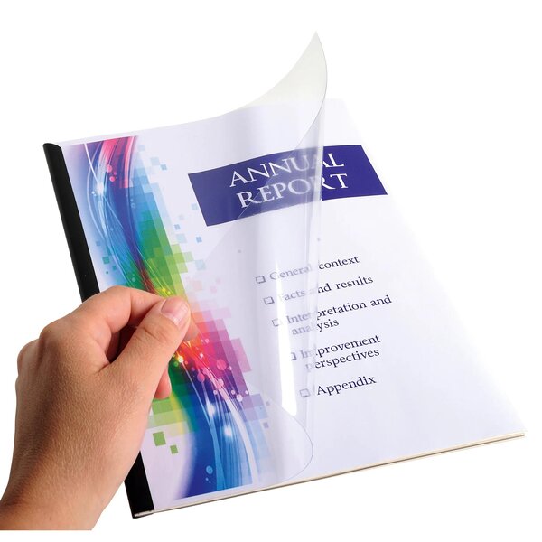 Kit De Présentation Serodo Pour Relier Jusqu'à 60 Feuilles A4. - Bleu - X 5 - Exacompta