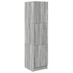 vidaXL Bureau avec rangement Gris Sonoma Bois d'ingénierie