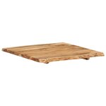 vidaXL Dessus de table Bois d'acacia massif 58x(50-60)x2 5 cm