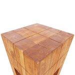 vidaXL Tabouret Bois de récupération massif