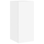 vidaXL Meubles TV muraux avec lumières LED 2 Pièces blanc 30 5x35x70 cm