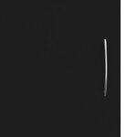vidaXL Meuble TV noir 102x30x37 5 cm bois d'ingénierie