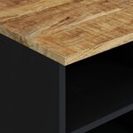 vidaXL Meuble TV 100x33x46 cm bois de manguier et d'ingénierie