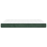 vidaXL Matelas de lit à ressorts ensachés 120x210x20 cm velours
