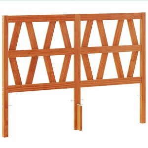 vidaXL Tête de lit cire marron 160 cm bois massif de pin