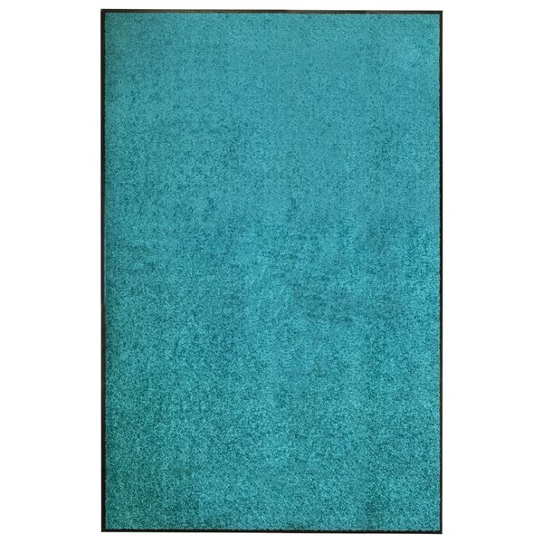 vidaXL Paillasson lavable Cyan 120x180 cm