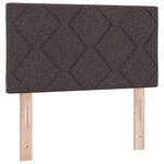 tête de lit vidaXL design blocs de diamant marron foncé 80 cm en tissu