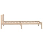 vidaXL Cadre de lit sans matelas bois massif 90x200 cm