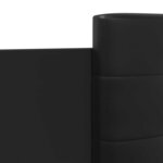 vidaXL Cadre de lit sans matelas noir 120x190 cm