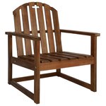 Salon de jardin meuble d'extérieur ensemble de mobilier 4 pièces bois d'acacia solide 02_0016221
