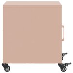 vidaXL Table de chevet rose 36x38 5x43 5 cm acier