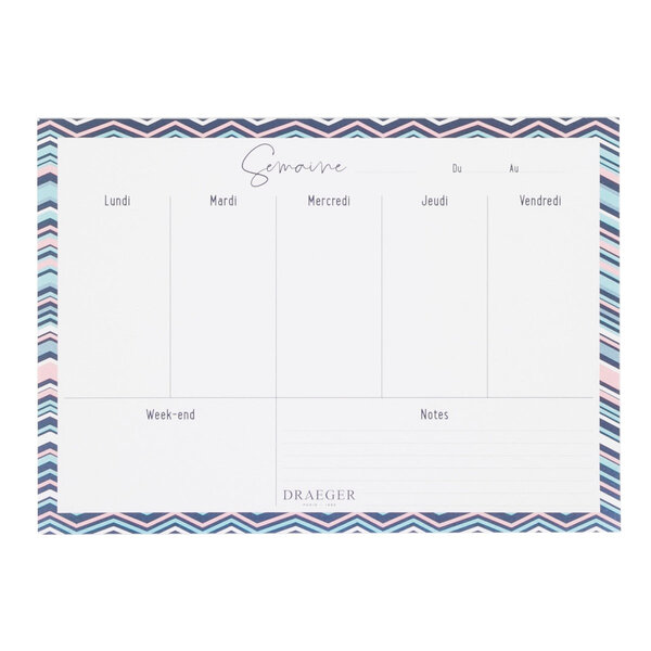 Planner Semainier - 52 Feuilles Détachables - Draeger paris