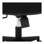 Chaise siège fauteuil de bureau dossier en filet support lombaire 150 kg noir 14_0000881