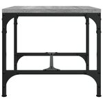 vidaXL Table d'appoint Sonoma gris 40x40x35 cm Bois d'ingénierie