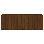 vidaXL Meubles TV muraux 2 Pièces chêne marron 60x30x41 cm