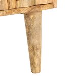 vidaXL Meuble TV 90x30x50 cm Bois de manguier solide