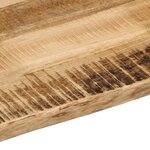 vidaXL Dessus de table bord vivant 90x40x2 5 cm bois de manguier brut