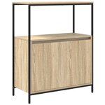 Ensemble de meubles de salle de bain 5 pièces en chêne Sonoma  en bois d'ingénierie