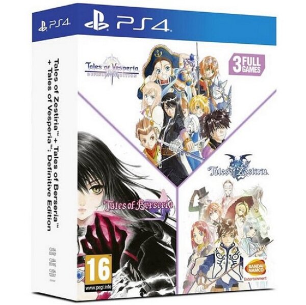 Jeu ps4 trilogie tales of vesperia et zestiria et berseria