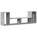 vidaXL Meubles TV 2 Pièces gris béton 75x30x50 cm bois d'ingénierie