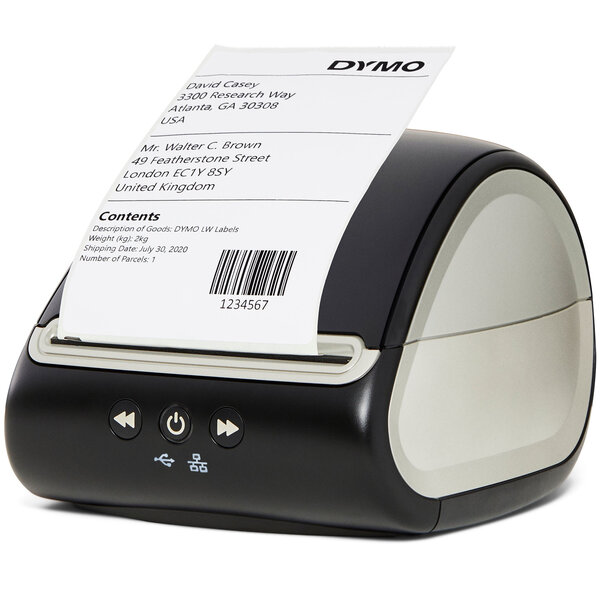Dymo labelwriter 5xl imprimante d’étiquettes d’expédition xl  haute vitesse  sans encre  reconnaissance des étiquettes