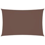 vidaXL Voile de parasol tissu oxford rectangulaire 5x8 m marron