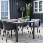 2 fauteuils en polypropylène noir RODA