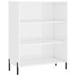 vidaXL Buffet blanc 69 5x32 5x180 cm bois d'ingénierie