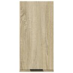 vidaXL Armoire de salle de bain murale Chêne sonoma 32x20x67 cm