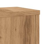 vidaXL Supports pour plantes 2 Pièces chêne artisanal bois d'ingénierie