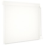 vidaXL Volet roulant aluminium 160x150 cm blanc
