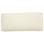 vidaXL Coussin de palette pour siège/dossier Crème 120x50x12 cm Tissu oxford