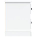 vidaXL Meuble TV blanc 102x35 5x47 5 cm bois d'ingénierie
