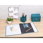 Album Photo Classeur 60 Pages Noires Officebyme - Bleu Canard - Exacompta