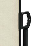 vidaXL Auvent latéral rétractable crème 100x300 cm