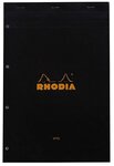 Bloc BLACK N°20 21x31,8cm 80F agrafées 80g perf 4 trous seyès RHODIA