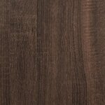 vidaXL Ensemble d'armoires de salle de bain 2 Pièces chêne marron