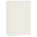 vidaXL Classeur blanc 90x40x140 cm acier