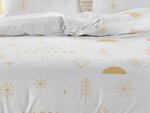 Parure de lit Noël 140 x 200 cm - Doré