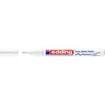 Marqueur Peinture Brillante 751 Blanc Pointe Moyenne 1-2 mm x 10 EDDING