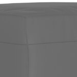 vidaXL Repose-pied Gris foncé 60x50x41 cm Tissu microfibre