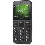 Smartphone doro 1370  - téléphone mobile pour senior - compatibilité appareils auditifs - touche d'assistance - mini-torche - gris graphite