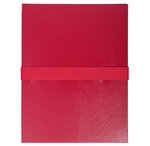 Chemise à sangle Dos extensible 12 cm Balacron Fermeture Scratch Bordeaux EXACOMPTA